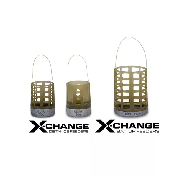 Guru X-Change Distance Feeder Solid Bočný košík 40+50gr - Vymeniteľná záťaž - Pevný - S