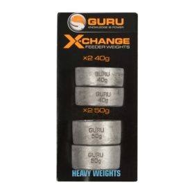   Guru X-Change Distance Feeder Pack Heavy príslušenstvo k bočnému košíku 40+50gr - Súprava vymeniteľných záťaží