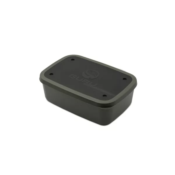Guru Bait Box Solid Lid Green Krabička na nástrahy 5,3 pint / 2,65l