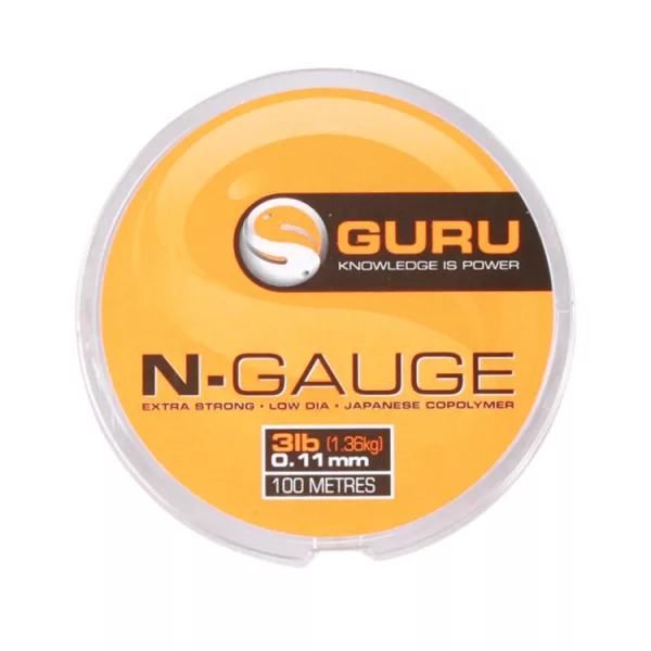 Guru N-Gauge nadväzec - 12lb (0,25mm) - 100m