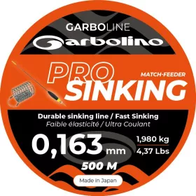  Garbolino Garboline Pro Sinking 0,201mm 500m Potápavý Monofil Hlavný Vlasec
