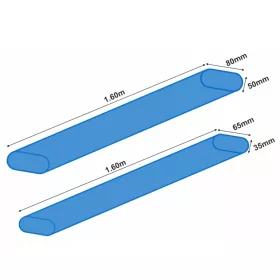   Garbolino TUBE PROTECTION OVAL prepravná tuba 1,6m x 50x80mm