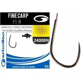   Garbolino Fine Carp F1 2400BN 10 Bezprotihrotový kaprový háčik s lopatkou
