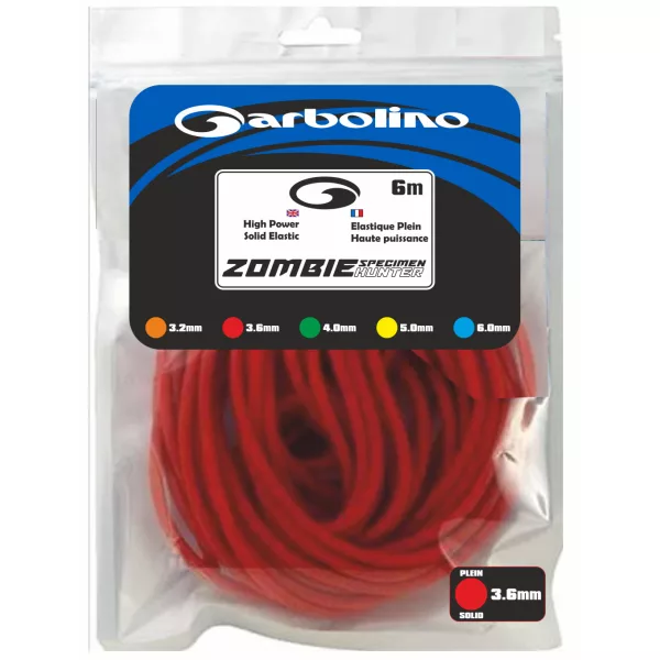 Garbolino Elastic Solid Zombie Max Pevná guma na deličku 5,0mm 6m