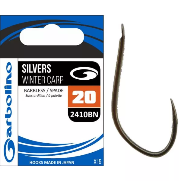 Garbolino 2410BN háčik 18 / SILVERS / WINTER CARP
