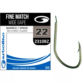 Garbolino FINE MATCH WIDE GAPE / 2310BZ 12 háčik