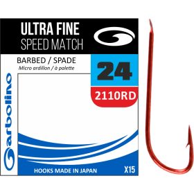 Garbolino Ultra Fine Red Speed Match/2110RD 20 háčik