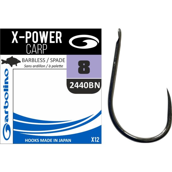 Garbolino - X-Power Carp 2440BN Lopatkový háčik 08