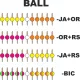 Garbolino - STREAMLINE BALL LINE VISUALIZER - Drobné príslušenstvo - Zarážka - Pstruhová gumená zarážka