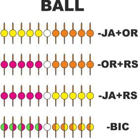   Garbolino - STREAMLINE BALL LINE VISUALIZER - Drobné príslušenstvo - Zarážka - Pstruhová gumená zarážka