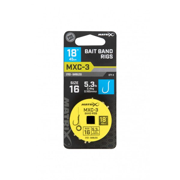 Matrix MXC-3 16 Bezhrotý, s očkom 2,4kg 45cm Predviazaný háčik 8ks