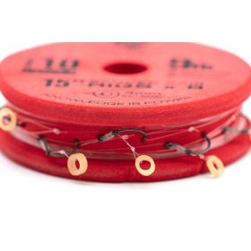   Guru SMWG Bait Bands 10 Háčik s očkom, bez protihrotu, monofilný nadväzec 8ks