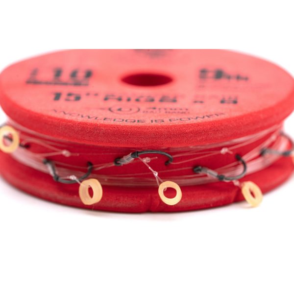 Guru SMWG Bait Bands 10 Háčik s očkom, bez protihrotu, monofilný nadväzec 8ks