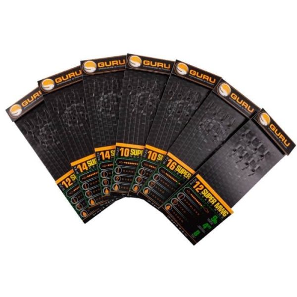 Guru Tackle - SMWG Standard Hair 4 Size 16 (0.17mm) predviazaný háčik