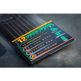   Guru Match Special Rig 12 Háčik s protihrotom, s lopatkou, monofil, predviazaný 8ks