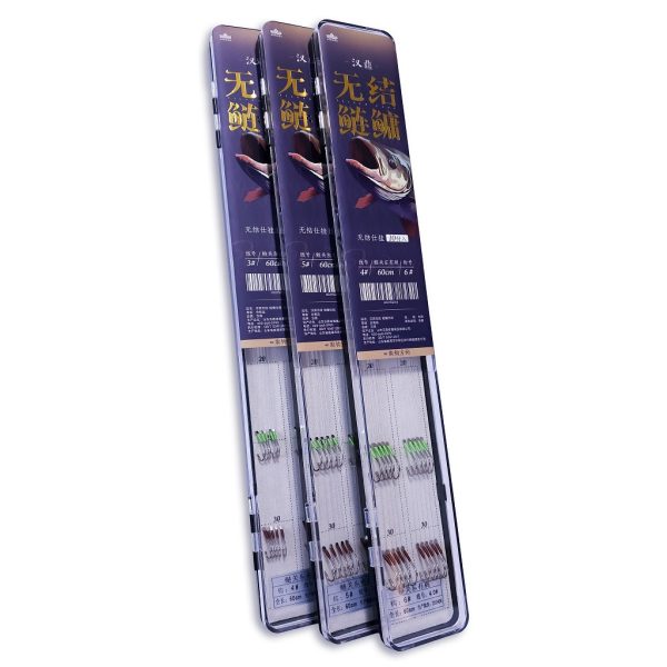 Handing Háčik na tolstolobika s plieškom, protihrotom, predviazaný na deličku 4 10ks