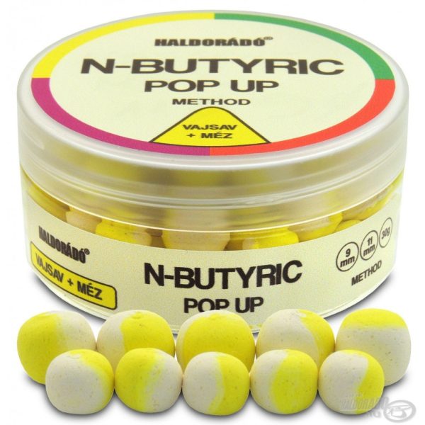 Haldorádó N-Butyric Pop Up Method 9, 11 mm - Kyselina maslová + Med