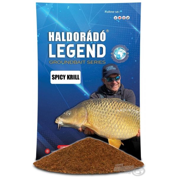 Haldorádó LEGEND Groundbait - Pikantný Krill 800gr