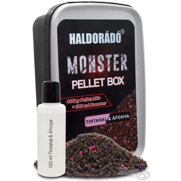 Haldorádó MONSTER Pellet Box - Chobotnica & Brusnica