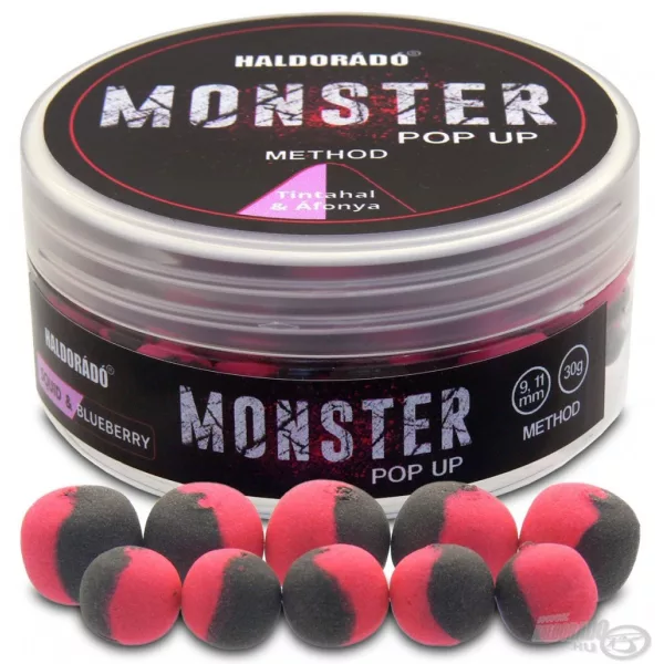 Haldorádó MONSTER Pop Up Method 9, 11 mm - Chobotnica a Čučoriedka