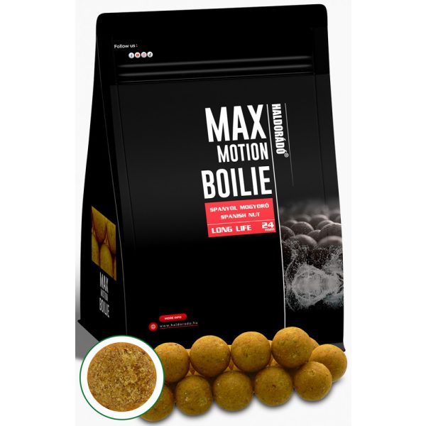 Haldorádó Max Motion Boilie Long Life Španielske Arašidy 800gr 24mm Boilie