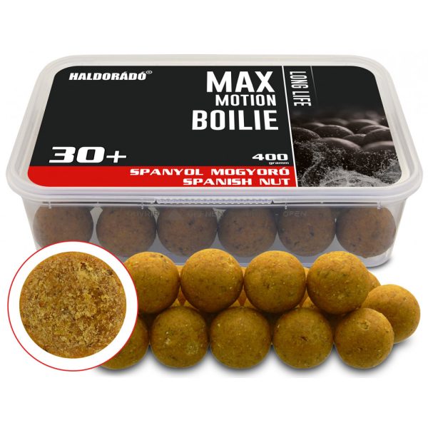 Haldorádó Max Motion Boilie Long Life Španielska arašida 400gr 30mm Boilie