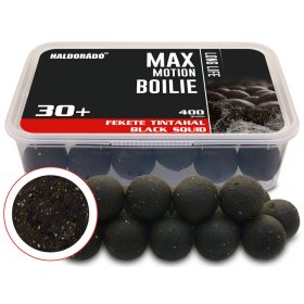   Haldorádó Max Motion Boilie Long Life Čierna chobotnica 400gr 30mm Boilie