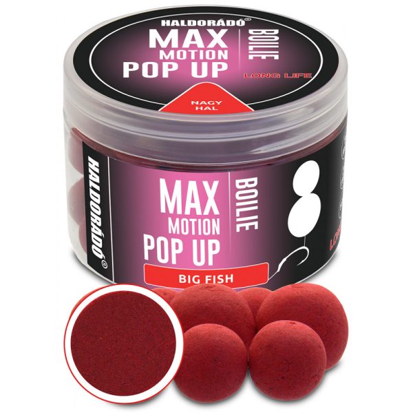 Haldorádó Max Motion Boilie Pop Up Veľká Ryba 50gr 16-20mm Boilie