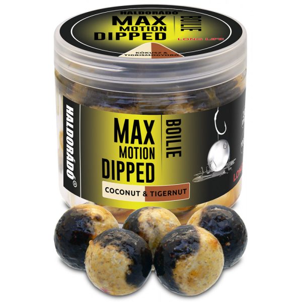 Haldorádó Max Motion Boilie Dipované Kokos-Tigrí orech 100gr 20mm Boilie