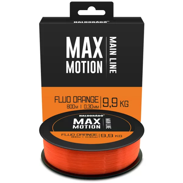 Haldorádó Max Motion 0,30mm 800m Monofilný hlavný vlasec - Fluo Oranžový