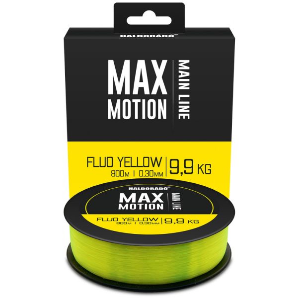 Haldorádó Max Motion 0,30mm 800m Monofil hlavný vlasec - Fluo Žltá