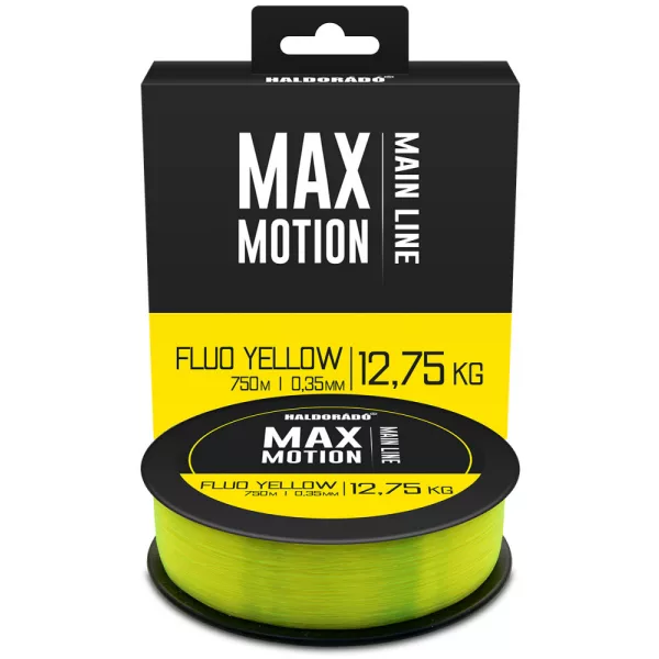 Haldorádó Max Motion 0,35mm 750m Monofil hlavný vlasec - Fluo Žltá