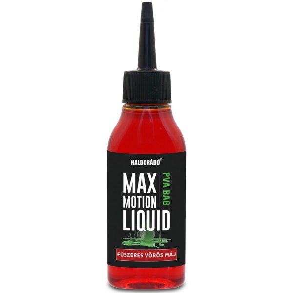 Haldorádó Max Motion PVA Bag Liquid Korenená Červená Pečeň 100ml Aróma, Tekutina