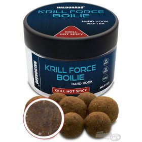   Haldorádó Krill Force Boilie Hard Hook Wafter 24, 30 mm Krill Hot Spicy Nástrahová Boilie 100gr