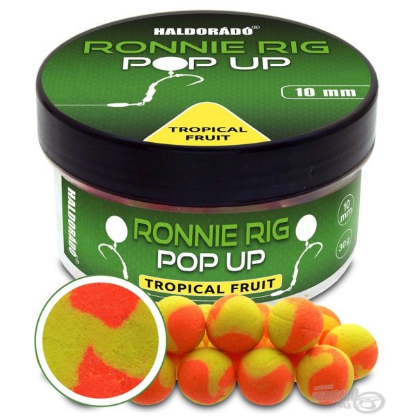 Haldorádó Ronnie Rig Pop Up Tropical Fruit 10mm Nástrahové Boilies 30gr