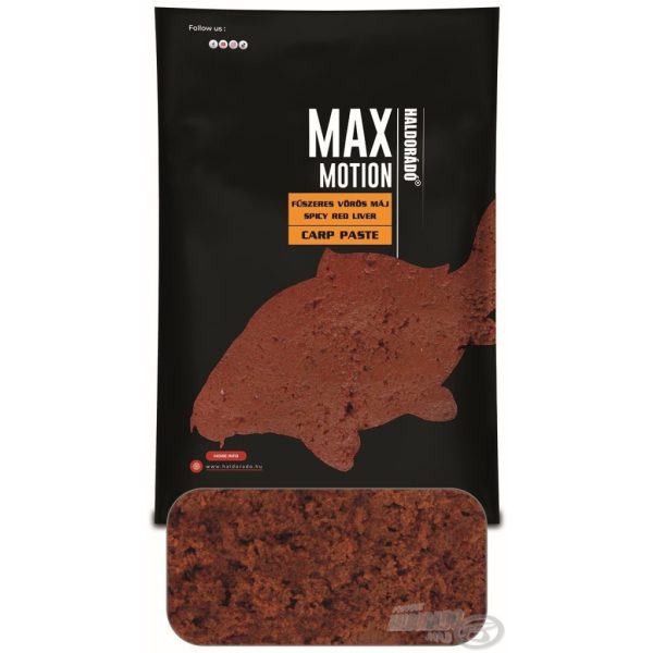 Haldorádó Max Motion Carp Paste Fűszeres Vörös Máj Paszta 600gr