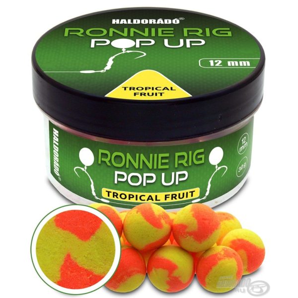 Haldorádó Ronnie Rig Pop Up Tropical Fruit 12mm Nástrahové Boilie 30gr