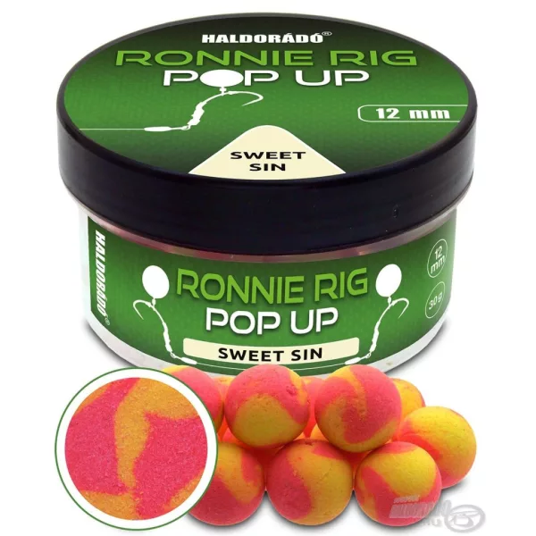 Haldorádó Ronnie Rig Pop Up Sweet Sin 12mm Nástrahové Boilie 30gr