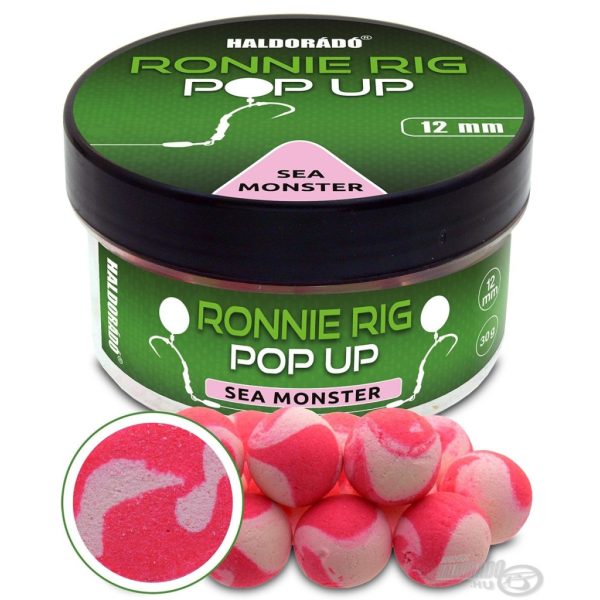 Haldorádó Ronnie Rig Pop Up Sea Monster 12mm Nástrahové Boilie 30gr