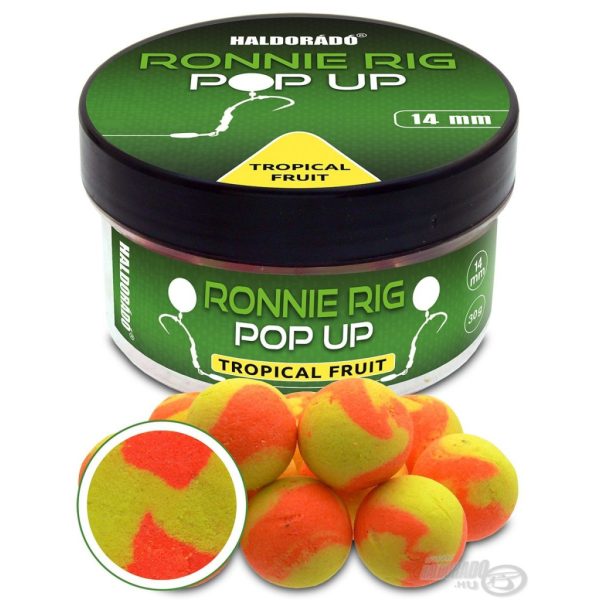 Haldorádó Ronnie Rig Pop Up Tropical Fruit 14mm Nástrahové Boilie 30gr