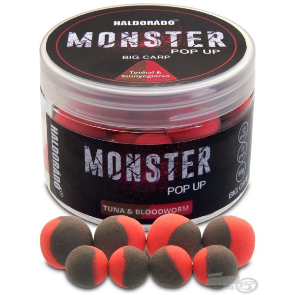 Haldorádó Monster Pop Up Big Carp Tuniak & Larva komára 13-17mm Pop Up 50gr