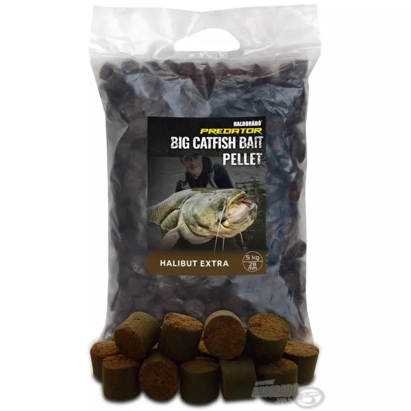 Haldorádó Catfish Bait Pellet 28mm Halibut Extra Peleta na lov sumcov 5kg