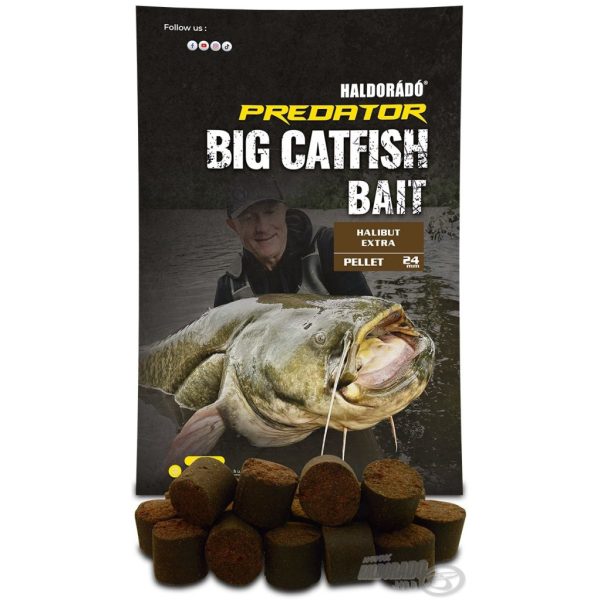 Haldorádó Catfish Bait Pellet 24mm Halibut Extra Peleta na lov sumcov 1kg