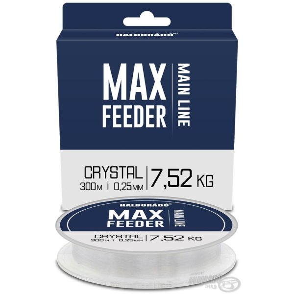 Haldorádó Max Feeder Crystal 0,25mm 300m Monofilný kmeňový vlasec