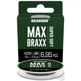   Haldorádó Max Braxx Super Soft Hook Line 0,12mm 10m Pletený Náväzcový vlasec