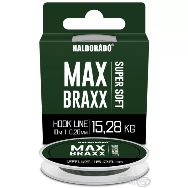 Haldorádó Max Braxx Super Soft Hook Line 0,20mm 10m Pletený Náväzec