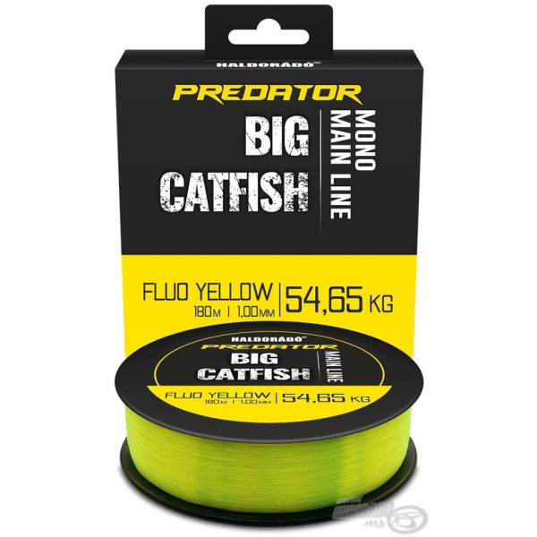 Haldorádó Predator Catfish Line Mono Fluo Yellow 1,00mm 180m Monofilný Hlavný Vlasec