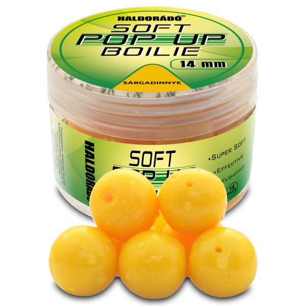Haldorádó Super Soft Sárgadinnye 14mm Pop Up Bojli 20db