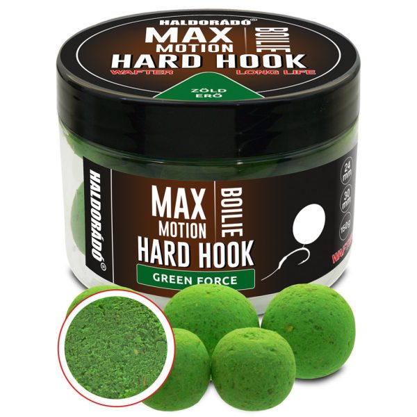 Haldorádó Max Motion Boilie Hard Hook Green Force 24-30mm Wafter 150gr