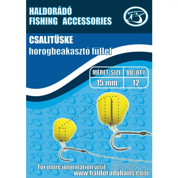 Haldorádó Tŕň na nástrahy s očkom na zavesenie háčika 15 mm